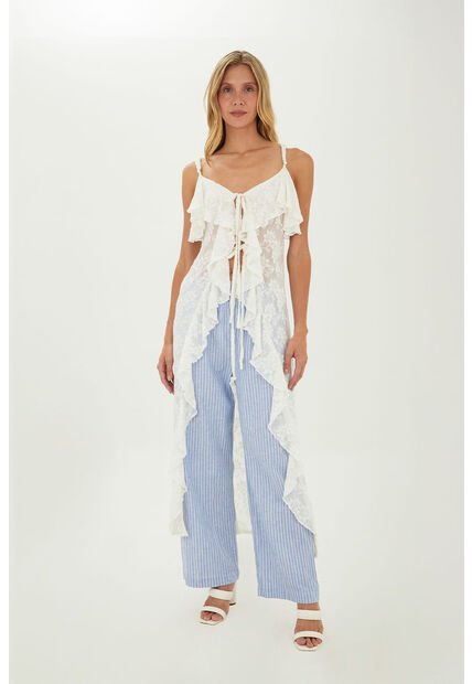 Kimono Dahlia Marfil Mercedes Campuzano