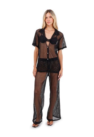 Pantalon Zaina Negro Mercedes Campuzano Mercedes Campuzano