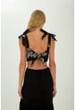 Vestido Largo Muse Negro Mercedes Campuzano de Mercedes Campuzano