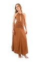 Vestido Largo Aurelia Cafe Mercedes Campuzano de Mercedes Campuzano