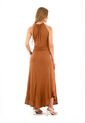 Vestido Largo Aurelia Cafe Mercedes Campuzano de Mercedes Campuzano