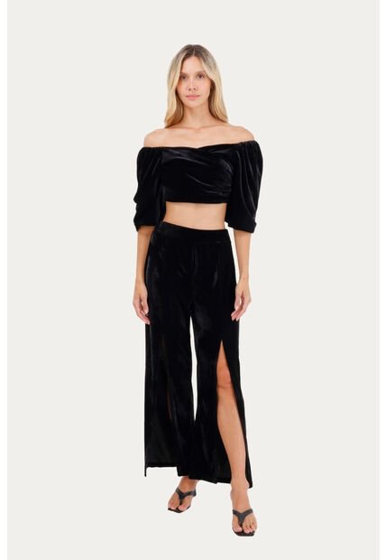 Pantalon Zoe Negro Mercedes Campuzano