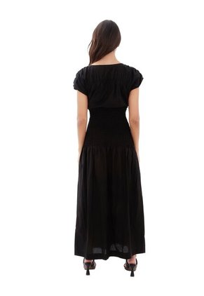Vestido Largo Carlota Negro Mercedes Campuzano