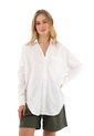 Camisa Boyfriend Haven Marfil Mercedes Campuzano de Mercedes Campuzano