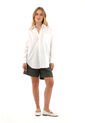 Camisa Boyfriend Haven Marfil Mercedes Campuzano de Mercedes Campuzano