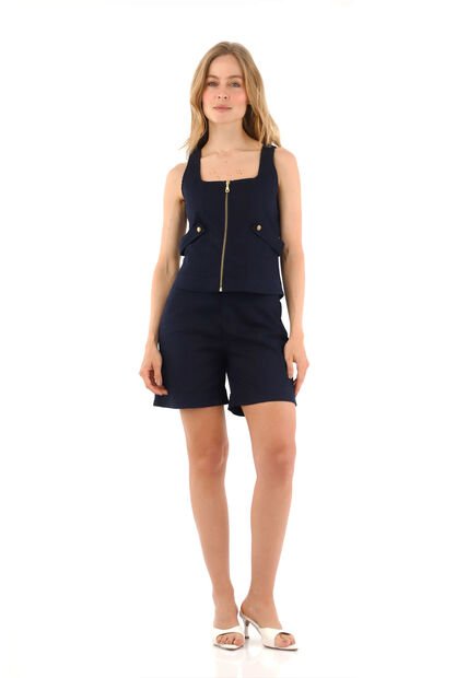 Short Asha Azul Oscuro Mercedes Campuzano