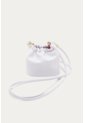Bandolera Charm Blanco Mercedes Campuzano de Mercedes Campuzano