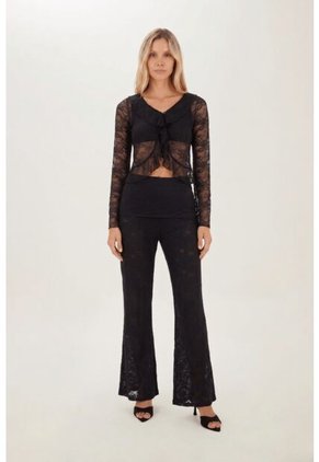 Pantalon Sun Negro Mercedes Campuzano