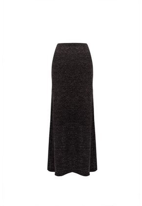 Falda Larga Mistica Negro Mercedes Campuzano