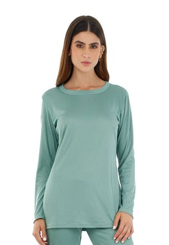 Mercedes Campuzano - Camisa Verde Para Mujer Selene Mercedes Campuzano