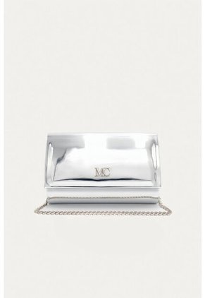 Cartera Amaya Plateada Mercedes Campuzano