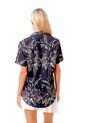 Camisa Wonder Palmeras Negro Mercedes Campuzano de Mercedes Campuzano