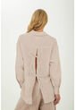 Camisa Carly Beige Mercedes Campuzano de Mercedes Campuzano
