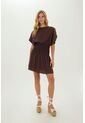 Vestido Corto Phoebe Cafe Mercedes Campuzano de Mercedes Campuzano
