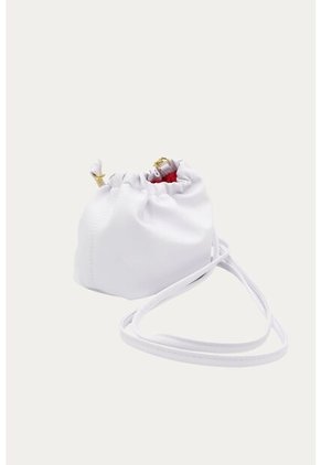 Bandolera Charm Blanco Mercedes Campuzano