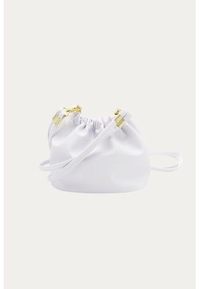 Bandolera Charm Blanco Mercedes Campuzano