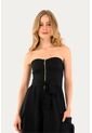 Vestido Largo Glens Negro Mercedes Campuzano de Mercedes Campuzano