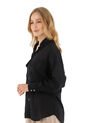 Camisa  Fleur Negro Mercedes Campuzano de Mercedes Campuzano