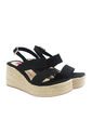Spadrilla Plataforma Victoria Negro Mercedes Campuzano de Mercedes Campuzano