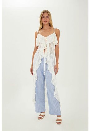 Kimono Dahlia Marfil Mercedes Campuzano