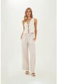 Pantalon Anastasia Beige Mercedes Campuzano de Mercedes Campuzano