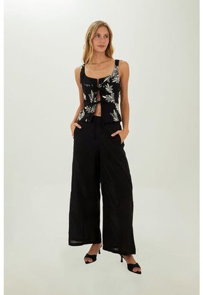 Pantalon Colette Negro Mercedes Campuzano