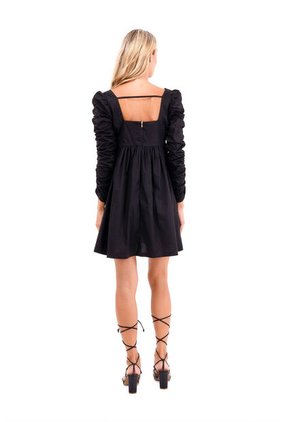 Vestido Corto Ocean Negro Mercedes Campuzano