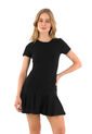 Vestido Corto Amelie Negro Mercedes Campuzano de Mercedes Campuzano