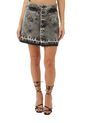 Falda Corta Salma Negro Mercedes Campuzano de Mercedes Campuzano