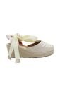 Spadrilla Plataforma Serene Beige Mercedes Campuzano de Mercedes Campuzano