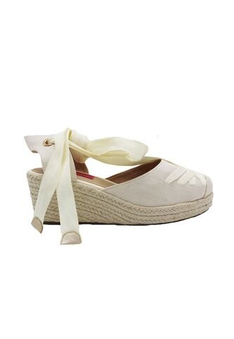 Spadrilla Plataforma Serene Beige Mercedes Campuzano Mercedes Campuzano