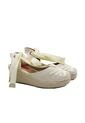 Spadrilla Plataforma Serene Beige Mercedes Campuzano de Mercedes Campuzano