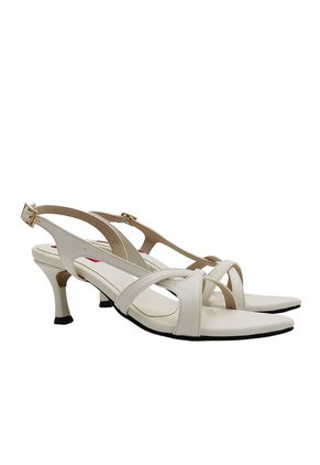 Sandalia Tacón Antoniet Marfil Mercedes Campuzano