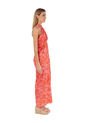 Vestido Largo Tropico Estampado Coral Mercedes Campuzano de Mercedes Campuzano