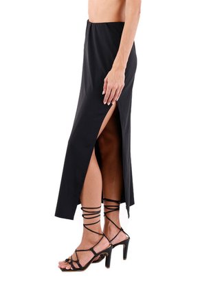 Falda Larga Sunlit Negro Mercedes Campuzano