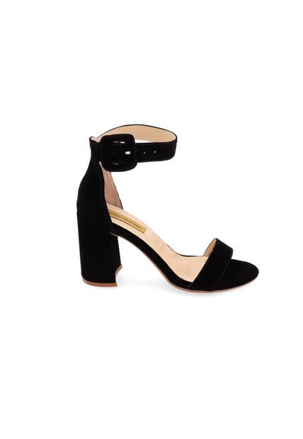 Sandalia Tacón Naia Negro Mercedes Campuzano