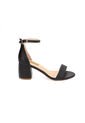 Sandalia Tacón Chin Negro Mercedes Campuzano de Mercedes Campuzano