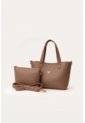 Cartera Anaira Beige Mercedes Campuzano de Mercedes Campuzano