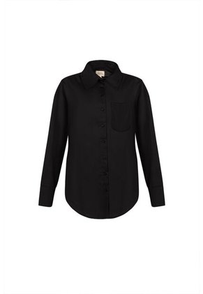 Camisa Boyfriend Haven Negro Mercedes Campuzano