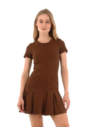 Vestido Corto Amelie Cafe Mercedes Campuzano