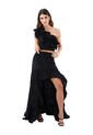 Falda Larga Kelly Negro Mercedes Campuzano de Mercedes Campuzano