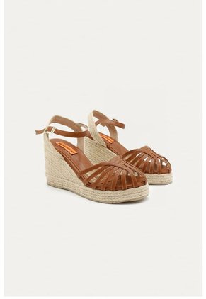 Spadrilla Plataforma Bondi Miel Mercedes Campuzano