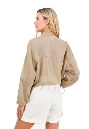 Chaqueta Violette Toupe Mercedes Campuzano