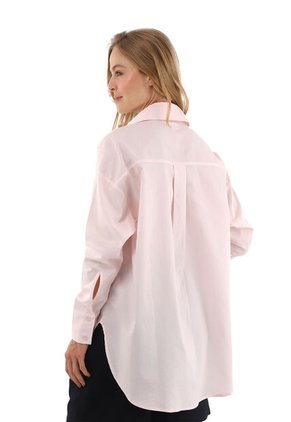 Camisa Boyfriend Haven Rosado Mercedes Campuzano