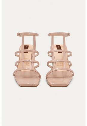 Sandalia Tacon Vega Beige Mercedes Campuzano