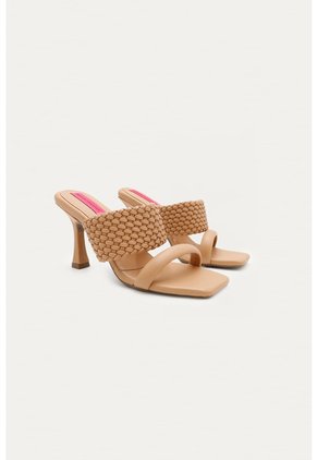 Sandalia Tacon Nala Beige Mercedes Campuzano