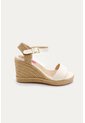 Spadrilla Plataforma Hellene Beige Mercedes Campuzano de Mercedes Campuzano