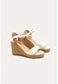 Spadrilla Plataforma Hellene Beige Mercedes Campuzano de Mercedes Campuzano