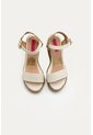 Spadrilla Plataforma Hellene Beige Mercedes Campuzano de Mercedes Campuzano