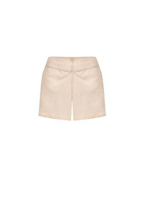 Short Seyla Beige Mercedes Campuzano